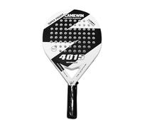 QUXVUIS Raquette de Beach Tennis en Fibre de Carbone, Haute stabilité, Durable et légère, avec répartition et Taille des Trous, Noyau en Mousse EVA, Balle Jeu