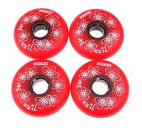 QUXVUIS Roue de Rechange pour Patins à roulettes en Ligne, à Haute élasticité, pour Une Performance optimale en Hockey sur Route, sur Asphalte et béton granuleux.