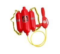 QUXVUIS Sac à de Pompier avec Jet d'eau, Grande capacité, Remplissage Facile, pour des Jeux de rôle et des Aventures Amusantes pour Les Enfants. Idéal pour Le Jardin et la Piscine.