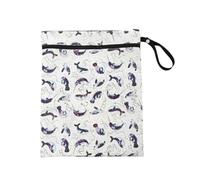 QUXVUIS Sac de rangement de couches en Polyester, Portable, large Application, pour les déplacements, poches à coutures fines, sacs secs et humides, bébé baleine blanche