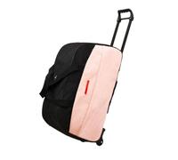 QUXVUIS Sac de Voyage à roulettes, Grande capacité, Facile à Transporter, Compagnon de Voyage pour Tout Le Monde, Sac roulettes résistant l'usure, poignée télescopique, Rose, 60 x 35 cm