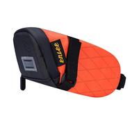 QUXVUIS Sacoche de de vélo, rangement sous la, pour le cyclisme en extérieur, légère, avec éléments réfléchissants, pratique, pour vélo route et VTT, Orange, 17 x 10.7 x 8 cm