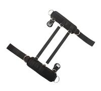 QUXVUIS Sangle de cheville pour extension de jambes, idéale pour hommes et femmes, pour améliorer les exercices de hanches. Sangle de cheville ajustable avec anneaux en D pour