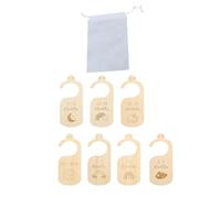 QUXVUIS Séparateurs de penderie pour bébé - Étiquettes faciles à utiliser - Gain de temps lors du choix des vêtements bébé - Séparateurs vêtements suspendus - Tailles disponibles