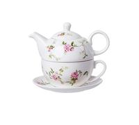 QUXVUIS Service à thé fleuri et charmant comprenant une théière et des porte-tasses élégamment conçus pour une touche d'élégance. Bouilloire rétro, théière, cafetière, camping, StyleB