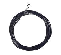 QUXVUIS Soie Flottante coulante à Profil Bas, Excellente capacité de Lancer, diamètre Fin pour Un contrôle Optimal et des Lancers Longs, Accessoires de pêche, Naufrage Noir, 7 Pieds 12 Livres