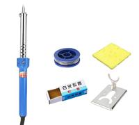 QUXVUIS Soudeuse en plastique outils de Garage pare-chocs professionnel réparation fer à souder Machine à souder Mini poignée reprise crayon thermique, Prise 60W/UE, 5 pièces