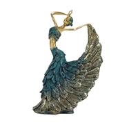 QUXVUIS Superbe Figurine de Danseur de Paon. Une Finition soignée et des Couleurs vibrantes remplissent l'espace pour Joie. La Figurine Danseur est fabriquée en Ren