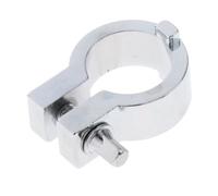 QUXVUIS Support de cymbale à verrouillage mémoire, fixation par pince, effort réduit, construction durable en alliage de zinc, vis incluses. UTILISATION : Accessoires pour, Argent, 22 mm