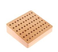 QUXVUIS Support de Tournevis en Bois Stable Porte-Outil de réparation de Montre Durable 60 Trous Organisateur de Maison réparation de Montre Porte-Outil de de 60 Trous