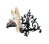 QUXVUIS Support de tuyau d'arrosage, robuste,Noir,papillon
