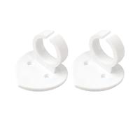 QUXVUIS Support mural compact pour microphone, accessoire professionnel, installation facile, structure stable et bien pensée. Support mural pour microphone portable, blanc