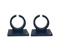 QUXVUIS Support mural compact pour microphone, accessoire professionnel, installation facile, structure stable et bien pensée. Support mural pour microphone portable, noir