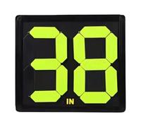 QUXVUIS Tableau de Remplacement Robuste en PP, Affichage Clair des numéros, Format Compact, pour Sports de Plein air. Permet d'afficher Les numéros 00 à 99. Carte