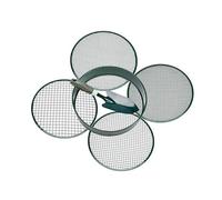 QUXVUIS Tamis en métal durable avec tamis 3/6/9/12 mm pour compost, jardin, facile à utiliser, Earthsieb, bonsaï, traversant robuste