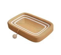 QUXVUIS Tapis à griffer en sisal pour Chat, conçu comme Un griffoir, Un lit d'intérieur et griffoir, protégeant Ainsi Vos Meubles. Jouet interactif pour Jouer et se