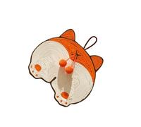 QUXVUIS Tapis à griffer Suspendu en sisal pour Chat - Solution élégante et sans Danger pour Les Griffes - optimale des Griffes - Tapis à griffer Suspendu, Corgi