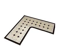 QUXVUIS Tapis de Cuisine résistant à la décoloration, agréable au Toucher et Durable, sans décoloration ni rétrécissement. Convient à pour Tous Les Types de Foyer, tapez+1, 120 * 120cm