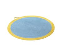 QUXVUIS Tapis de de Sol à gratter, Tapis adapté pour aux Chats, en Coton, pour Chatons Heureux, Meubles à gratter, Glace, vers Bleu et Jaune, 40 cm