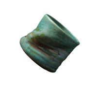 QUXVUIS Tasse à café de forme unique et de grande capacité, idéale pour servir des expressos riches et onctueux. Convient Pour aux hommes, Pour aux femmes et personnes à la maison au bureau, Vert