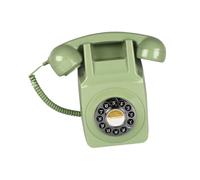 QUXVUIS Téléphone Fixe Filaire Vintage, Fixation Murale, Son Clair, élégant, Cadeau Antique, décoration pour Bureau, Maison Salon, téléphone Mural rétro, Type Antique, Vert, 22 x 14.5 x 9 cm