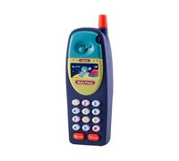 QUXVUIS Téléphone Portable éducatif avec Fonctions sonores et Lumineuses, idéal pour Les bébés de 12 à 18 Mois. Ce Jouet interactif, agrémenté de Musique et , Bleu foncé , 15 x 5 x 3.2 cm