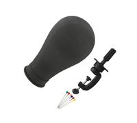 QUXVUIS Tête de mannequin en mousse robuste et légère pour la présentation de perruques, le tricot et la formation en esthétique ; mannequin séchage mousse