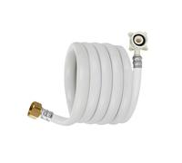 QUXVUIS Tuyau d'alimentation flexible pour robinet, raccord de tuyau d'arrivée d'eau haute performance pour toutes les applications d'arrivée d'eau. de plomberie flexible pour robinet, Blanc, 0.8 m