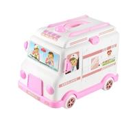 QUXVUIS Une expérience d'apprentissage Amusante avec Les Kits de Docteur pour Enfants de 3 à 5 Ans. Comprend Une Ambulance et des Outils interactifs. Coffret Docteur interactif pour Jeux rôle.