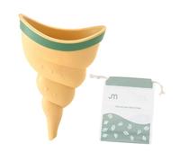 QUXVUIS Urinoir féminin portable et réutilisable en silicone pour le camping : solution inodore, douce pour la peau et confortable pour toutes vos aventures en plein air.