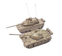 QUXVUIS Véhicules de Reconnaissance - Jouet éducatif et Durable - Un ajout Parfait à Toute Collection - sans Colle. Facile et Pratique. Maquette de Char Lourd Miniature à Collectionner, Jaune