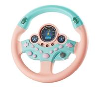 QUXVUIS Volant interactif sensoriel pour Enfants d'âge préscolaire, simulant des scénarios de Conduite réalistes et des Sons de Conduite imaginaires.