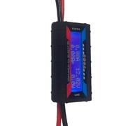 QUXVUIS Wattmètre professionnel réutilisable, testeur multifonctionnel, évalue RC ForPower Bank, écran LCD rétroéclairé bleu vif