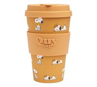 QUY CUP Tasse mug à café à emporter Peanuts Snoopy 400ml (Woodstock)