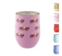 QUY CUP Tasse mug à emporter isotherme Peanuts Snoopy (Voiture rouge)
