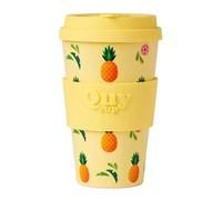 Quy Cup, Thermos Tazza 'travel Mug' Ananas 400ml, Tempo Libero