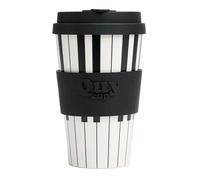 Quy Cup, Thermos Tazza 'travel Mug' Pianoforte 400ml, Tempo Libero