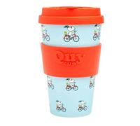 Quy Cup, Thermos Tazza 'travel Mug' Snoopy Bici 400ml, Tempo Libero