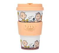 Quy Cup, Thermos Tazza 'travel Mug' Snoopy Muretto 400ml, Tempo Libero