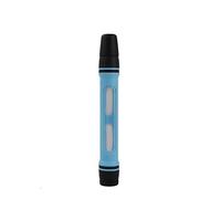 QUYBSGWJ Filtre À Eau Personnel Portable Simple en Paille pour Une Utilisation en Extérieur, Équipement De Survie en Cas De Désastre,Bleu,2.2 * 2.2 * 18cm