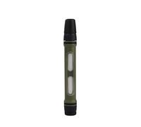 QUYBSGWJ Filtre À Eau Personnel Portable Simple en Paille pour Une Utilisation en Extérieur, Équipement De Survie en Cas De Désastre,Vert,2.2 * 2.2 * 18cm