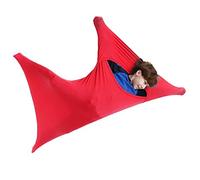 QUYCOIU Body Sock Sensory Sox Stimulation De La Pression Profonde pour Les Enfants Souffrant De Troubles Sensoriels Ou D'autisme(Red,M/Medium)