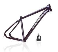 QUYCOIU Cadre De Vélo Montagne 27,5"/29" Cadre De Vélo XC Semi-rigide Freins À Disque 17"19"Cadres En Alliage D'aluminium Fixation Rapide 135Mm Câblage Semi-interne Max Pneus 29X2,35"(Purple,27.5*17")