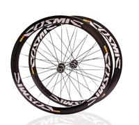 QUYCOIU Jeu Roues 700c Pour Vélo De Route Frein À Disque Moyeu Axe Traversant 6 Boulons 24H Hauteur 40/50Mm Roues Alliage D'aluminium 100/142Mm Pour 7-12 Vitesses 700C*23C-25C-28C(Front+Rear,50MM)