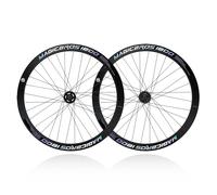 QUYCOIU Paire De Roues Pour Vélo À Pignon Fixe 700C Alliage D'aluminium Vélo De Piste Roues Frein V-Brake 100/120Mm Moyeux À Roulements Hauteur Jante 40/60Mm Pour 23-28C(40mm-Front+Rear)