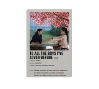 QUYEBRHFY Poster avec inscription « To All The Boys I've Loved Before » - Décoration murale vintage - Décoration de cinéma - Décoration de chambre - 40 x 60 cm - Sans cadre