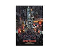 QUYEBRHFY Poster Blade Runner - Décoration murale vintage - Poster de film - Décoration de chambre - 60 x 90 cm - Style sans cadre