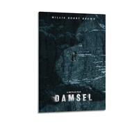 QUYEBRHFY Poster de damsel - Décoration murale vintage - Affiche de film - Décoration de chambre - 30 x 45 cm - Style cadre