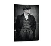QUYEBRHFY Poster Peaky Blinders Thomas - Décoration murale vintage - Affiche de film - Décoration de chambre - Style cool - 50 x 75 cm - Style cadre