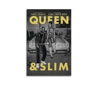 QUYEBRHFY Poster Queen And Slim - Décoration murale vintage - Poster de film - Décoration de chambre - 20 x 30 cm - Sans cadre